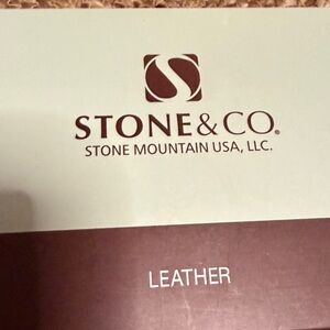 Stone & Co. Leather Wallet in Black and Brown